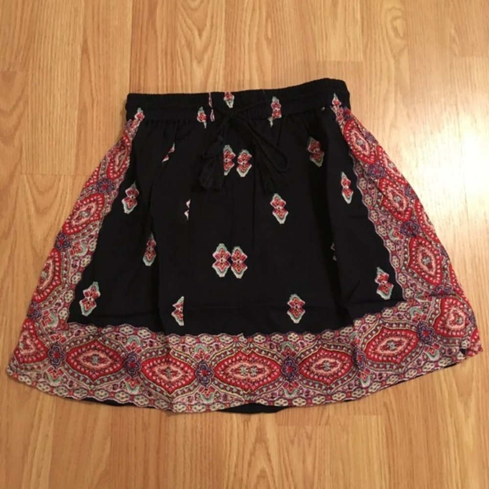 Raga Women's Printed A-Line Mini Skirt Small NWT!